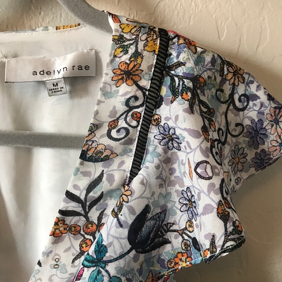 Adelyn Rae Woven Printed Frill Dress - Picture 5 of 6